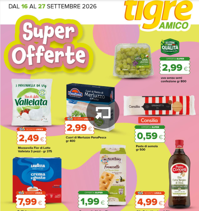 Volantino Tigre Amico Fregene / Santa Severa