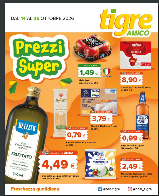 Volantino Tigre Amico Fregene / Santa Severa