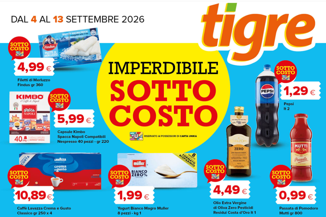 Volantino Tigre Ladispoli